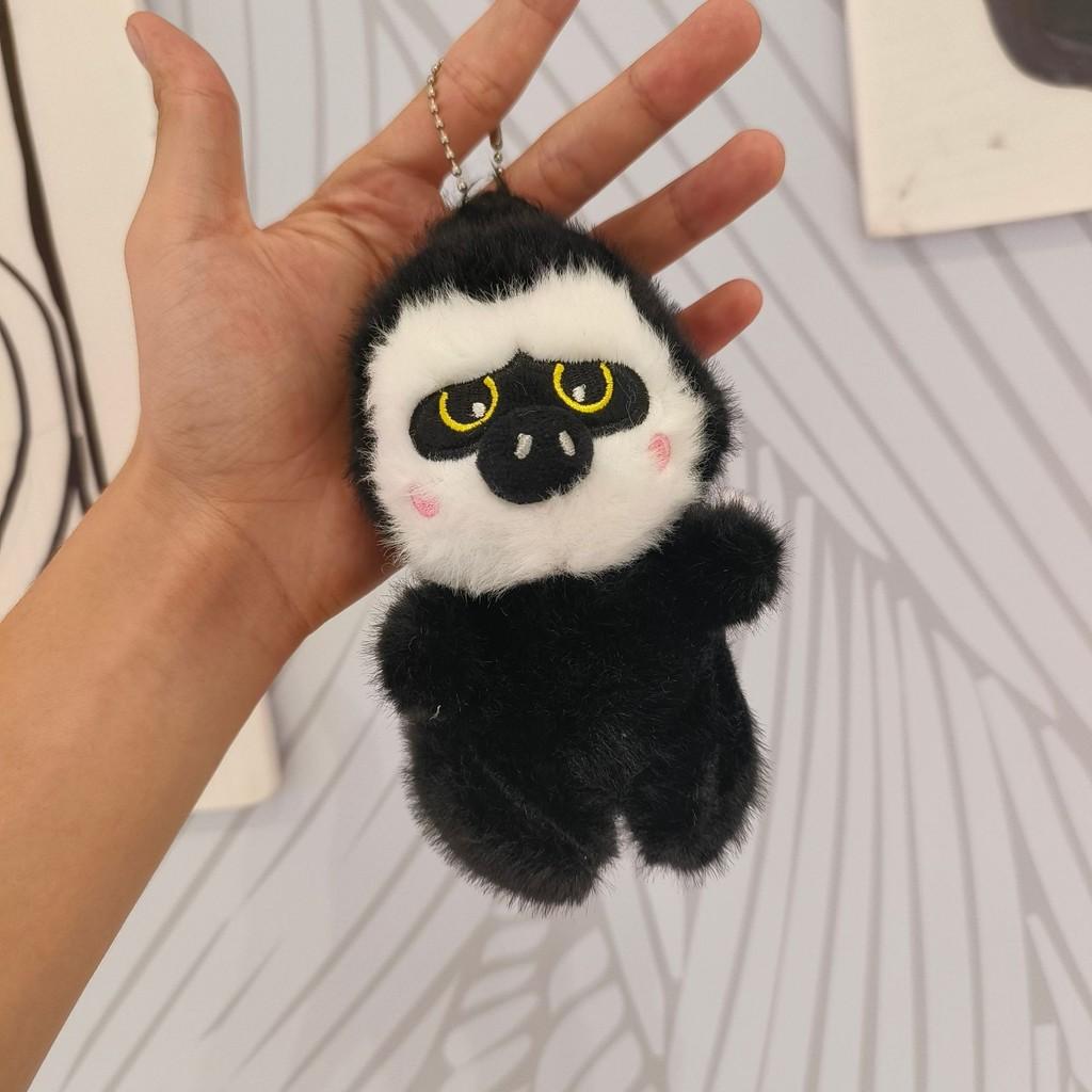 Adorable Plush Gorilla Keychain Cute Cartoon Animal Doll With Soft Pp Cotton Filling