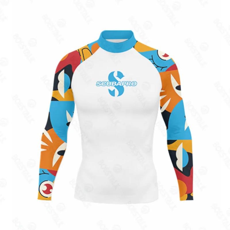 Mens Lightweight Quick-Dry Rash Guard UV Protection Swimwear Surfing Diving Beach Water Sports Summer