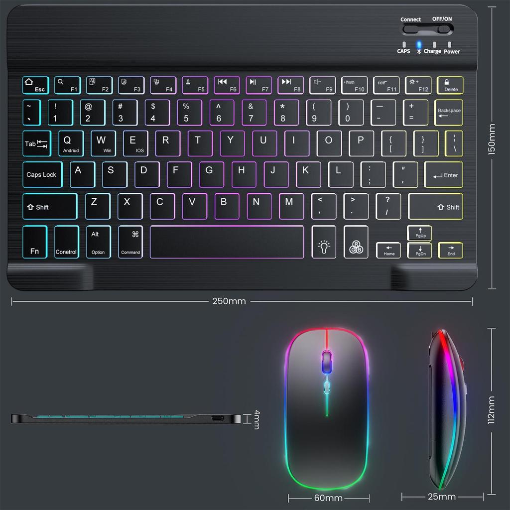 Совместимая Bluetooth-клавиатура для планшета Huawei MateBook E 12.6" DRR-W76