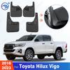 Для Toyota Hilux Vigo 2016- 2017 2018     Брызговики Грязезащитные щитки Защита от грязи и брызг Брызговики Аксессуары для автомобиля
