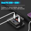 2//3/4 Ports Dual PD Dual QC3.0 Type C USB Quick Charger 3.0 Fast Charging Charge Socket Waterproof 12V Car Charger with Switch