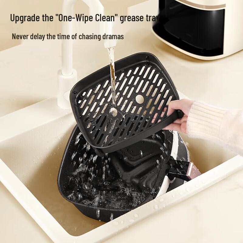 Midea MF-KZE5089 5L Visible Window Air Fryer CN plug (adapter included)
