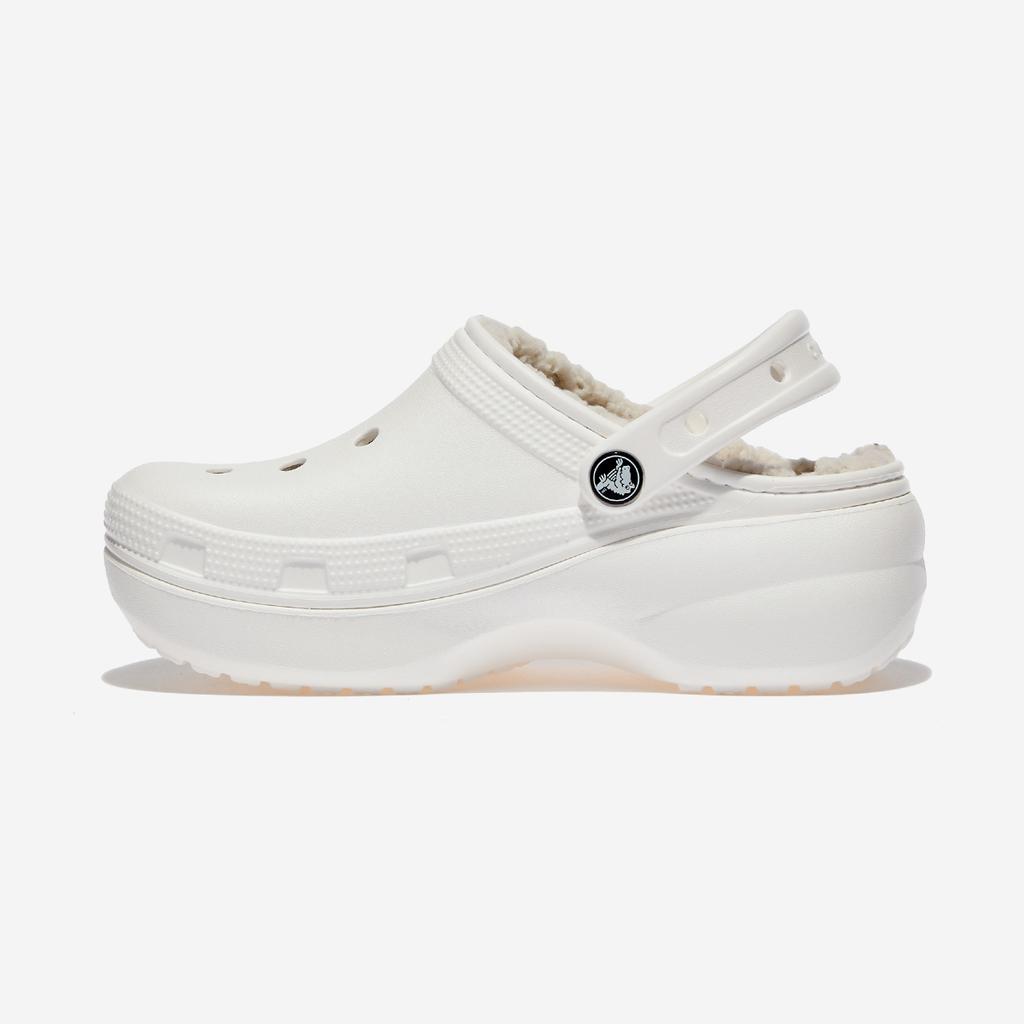 [Crocs] Classic Platform Lined Clog Women's [CRS207938-WHITE]
