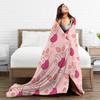 Piglet Pink Pig Super Warm Blanket  Girls Boys Plush Bedding Throws Fashion Outdoor Flannel Bedspread Sofa Bed Cover