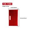 For FORD TAURUS 2013- Carbon Fiber Center Console Cup Holder Panel Cover Decorative Car Interior Accessory Stickers