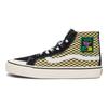Mami Wata X SK8 138 Decon VR3 Surf Comfortable Versatile Wear Resistant High Top Skate Shoes Unisex Black Yellow Green VN0A4BX7CRM