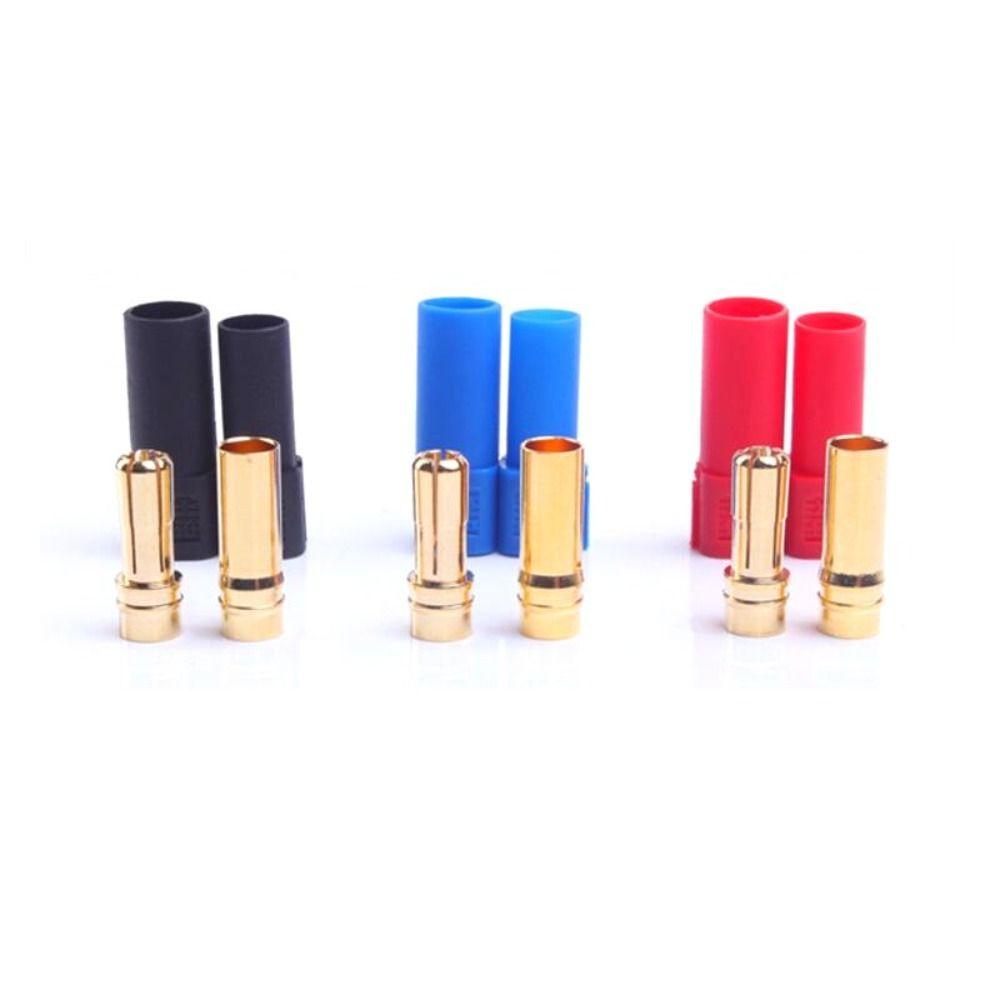 6mm Plug with Sheath Male Female Interface Connector XT150 Connector For RC LiPo Battery Adapter
