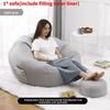 Seat Bean Large Bag Comfortable Lazy Sofa Chair Linen Lounger Couch Gift Tatami