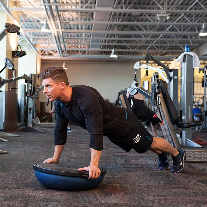 Laimijia Thickened Half-Balance Ball for Yoga, Pilates, and Fitness