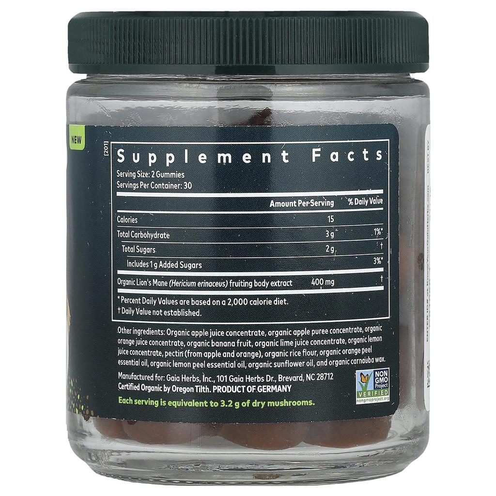 Deer Antler Mushroom Gummy Jelly, Citrus, Gummy Jelly 60 Pcs