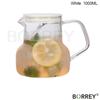 BORREY1L Transparent Borosilicate Glass Teapot Heat-Resistant Large Clear Tea Pot Flower Tea Set Puer Kettle Teapot Holder Base