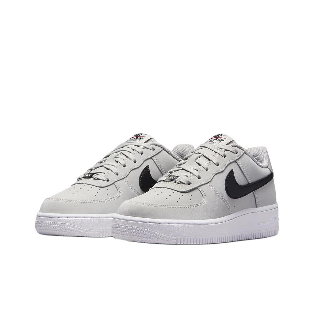 Nike Кроссовки Air Force 1 LV8 GS Light Iron Ore черные детские серо-белые FZ1021-001