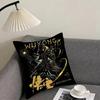 Classic Black MMyth Cool Cushion Cover Elegant Comfort Pillowcase Sofa Bed Doublesided Printed Invisible Zipper Home Decor