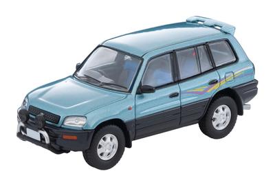 TOMYTEC Tomica Limited Vintage Neo Масштаб Toyota RAV4L V Light Модель 1995 года 336204 1/64 LV-N354b Синий/Серый (Готовая модель)