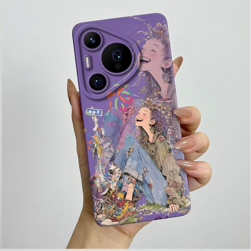 For Huawei Pura 70 Pro Case Pretty Butterfly Flower Soft Silicone Phone Case For Huawei Pura 70 Pura70 Pro 70Pro Plus Back Cover