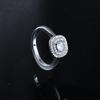 Luxury Niche Cubic Zircon Shining AAA Attended The Wedding Birthday Party Ring for Women Boutique Jewelry Accessories