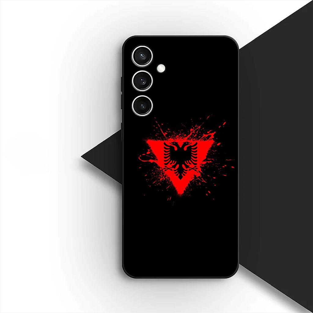 Albanians Red Albania Flag Phone Cover for Motorola Moto Edge 70 60 Fusion NEO Pro G Stylus G56 G96 G04 G05 20 Soft Case