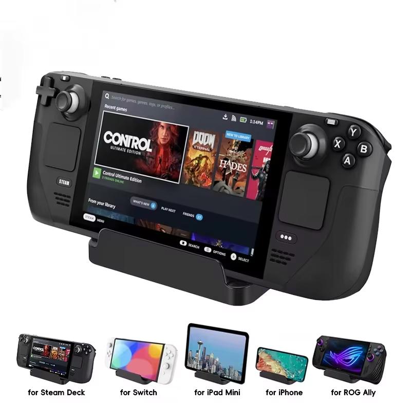 Универсальная подставка для игровой консоли для NS / OLED / Lite и Steam Deck, регулируемый портативный держатель-подставка для дисплея