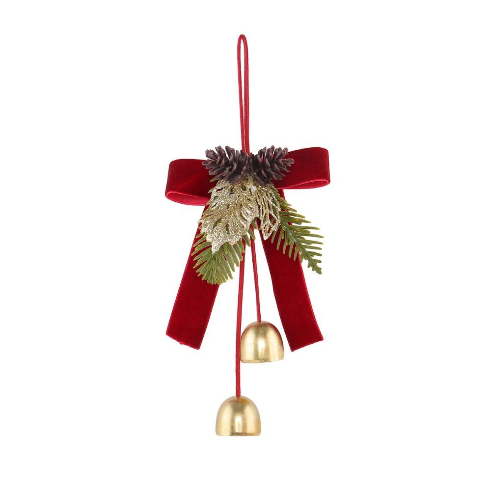 Crisp Sound Xmas Tree Pendant Creative Christmas Decoration Bells  Xmas New Year Decorative