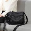 Top Layer Leather Crossbody Bag Female Mother Middle-aged and Elderly Bag Female Bag Casual Shoulder Bag