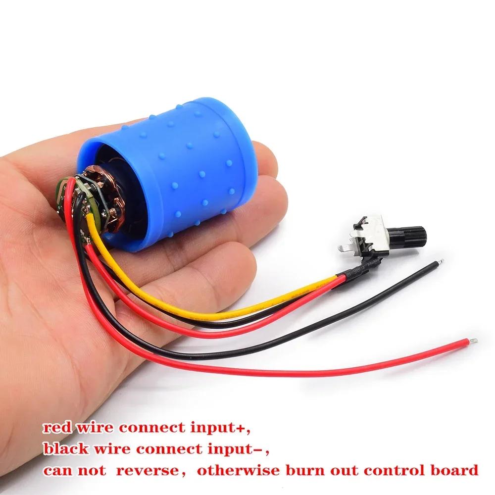 Dc 12V 24V 100,000 RPM micro brushless ducted fan Aluminum impeller hair dryer ultra-high speed motor motor