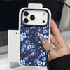 Чехол для телефона из ТПУ с текстурой кожи для iPhone 17 17e 16e 16 15 Pro Max 14 13 Pro Max 11, цветок магнолии, мягкая силиконовая задняя крышка