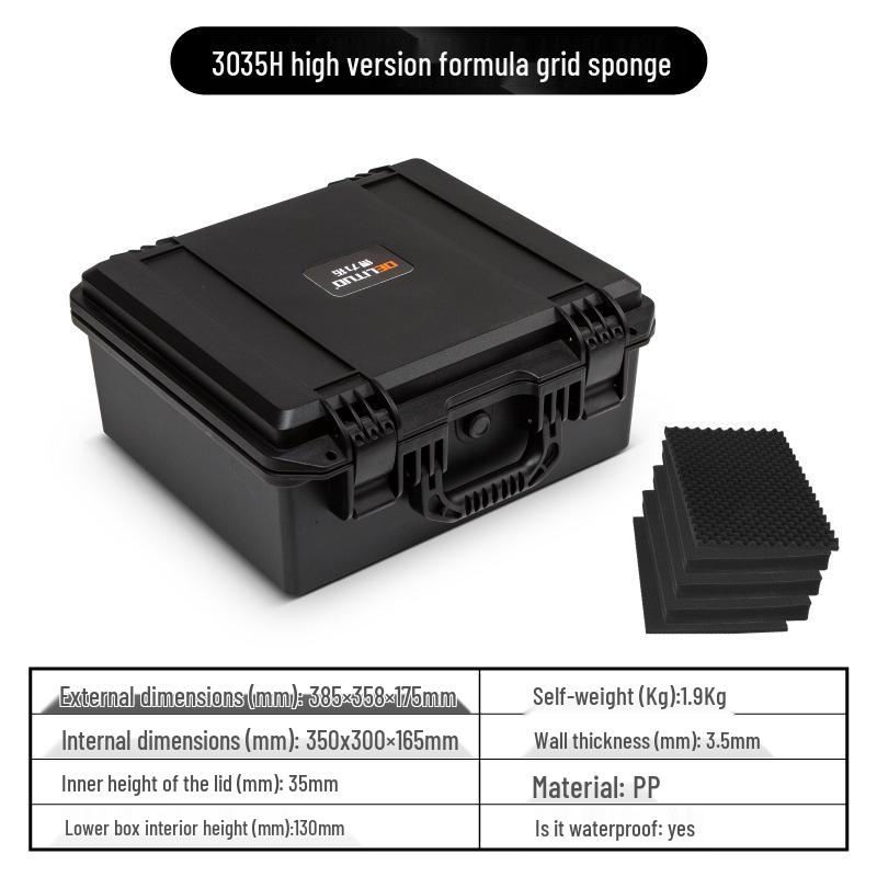 Пластиковый водонепроницаемый ударопрочный защитный бокс для камеры и оборудования
