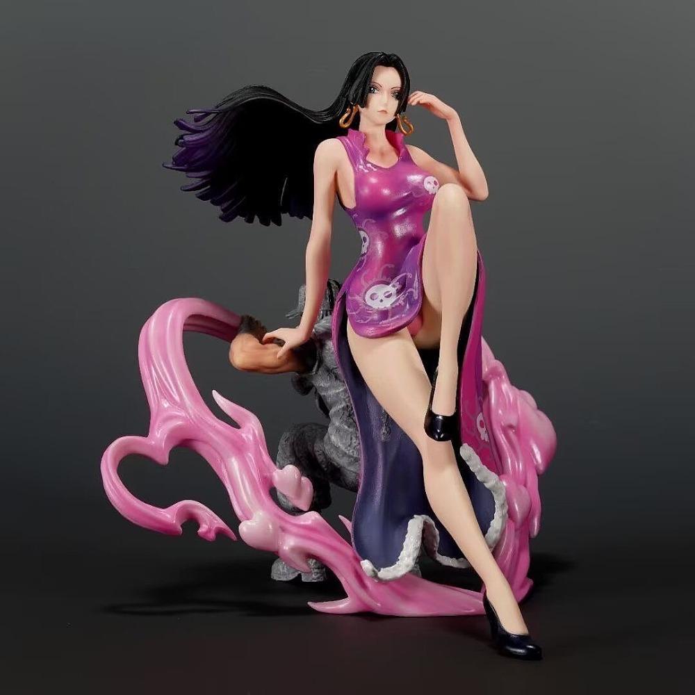 20 см/7,87 дюйма Анимация ФИГУРКА ONE PIECE Боа Хэнкок Фигурки Действия статуэтка из поливинилхлорида Настольное украшение Коллекционная миниатюра Игрушки Подарки