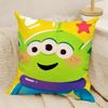Anime Squeeze Toy Aliens Pillow Case Natural Linen DoubleSided Printing Sofa Home Decor Cushion Cover