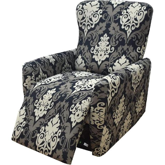 Эластичный чехол для кресла-реклайнера, Принтованные чехлы для кресла, Чехол для дивана-реклайнера, Нескользящий облегающий защитный чехол для мебели, для гостиной, спальни, дома, M