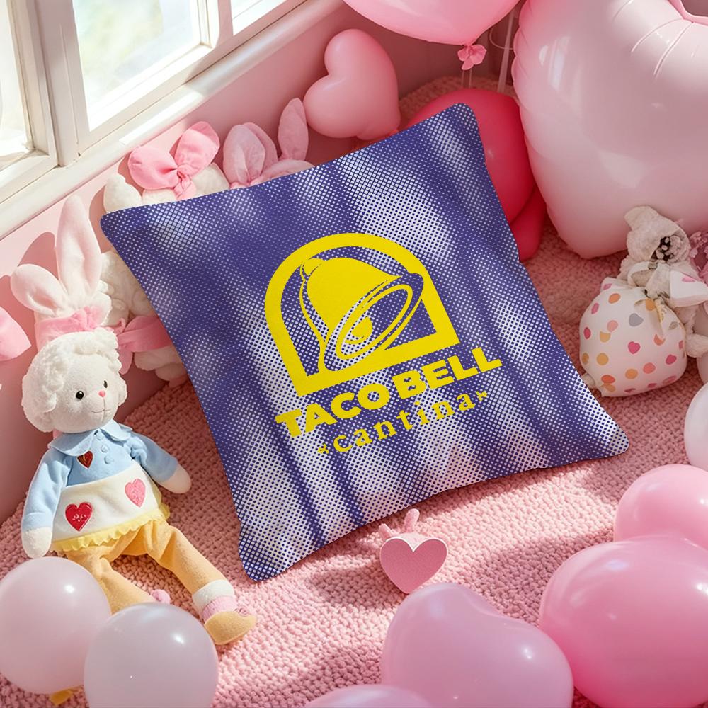 Чехол для подушки Taco Bell с принтом Наволочка для гостиной, дивана, декора спальни