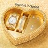 Xiaomi 6PCS/Set Fashion Arabic Dial Women Quartz Wristwatch Alloy Strap Watches For Ladies Clock With Diamond Jewelry (Without Box)