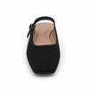 Bailarina Merceditas Para Mujer, Color Negro. Montevita Luccaza 105306