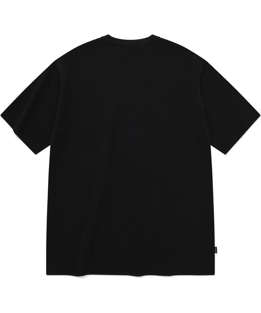 COVERNAT Basic Round Half Knit Black