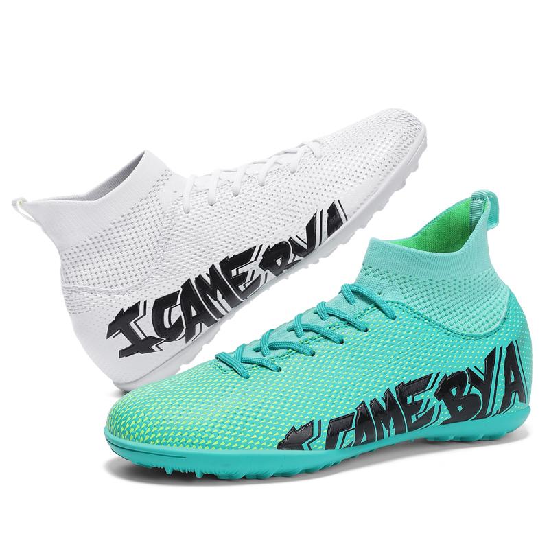 Модные большие футбольные бутсы с противоскользящими кроссовками, дышащие, удобные, легкие, детские футбольные бутсы EU31-48