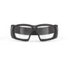 Rudy Project AGENT Q Sports Sunglasses in Black Matte Gloss and Gray Z87+/EN166 Shiny/Clear (SP701106-GRD0)