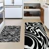 Zebra-stripe Floor Mat Bathroom Mat Kids Room Bedroom Decoration Balcony Anti-Slip Doormat Living Room Bedside Area Rugs