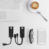 USB-удлинитель Ethernet с адаптером питания, удлинительный кабель Ethernet, подключение до 100 м для камеры, мыши, клавиатуры