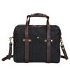 Retro 15" Waterproof Canvas Men's Crossbody Briefcase & Laptop Shoulder Bag