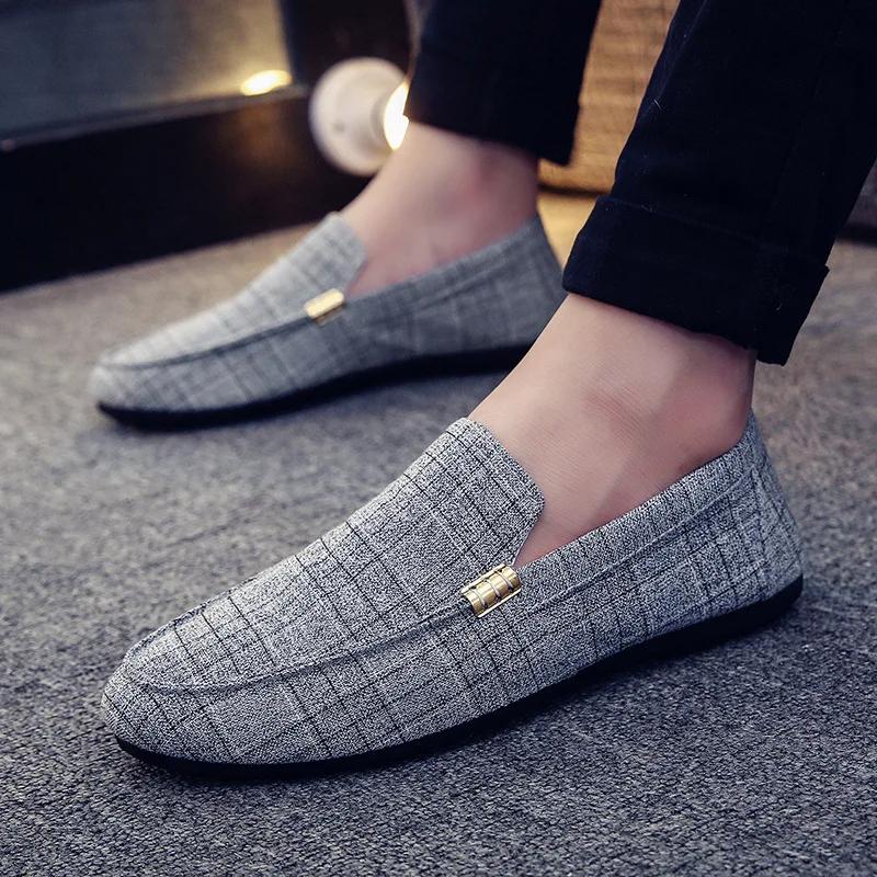 Men's Flat Loafers Comfortable Casual Shoes Breathable Slip-On Soft Driving Shoes Light Moccasins Hombre Men Lazy Shoes 2025
