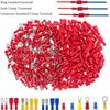 25PCS/Pack Rings Insulated Wire Connector Electrical Crimp Terminal Cable Wire Connector - Red Blue Yellow Black