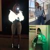 Winter Fashion Reflective Short Keep Warm Women Casual Coat Top Ladies Jackets