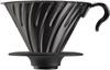 Металлический дриппер для кофе Hario V60 1-4 чашки Матовый черный Vdmr 02 Mb
