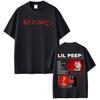 Футболка унисекс Lil Peep Crybaby Hellboy Женская одежда Модная хип-хоп футболка Оверсайз с коротким рукавом