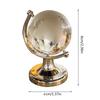 1pcs Globe Desktop Ornament Mini Crystal Ornaments Desk Decoration Crafts Christmas Decorations for House Office Accessories