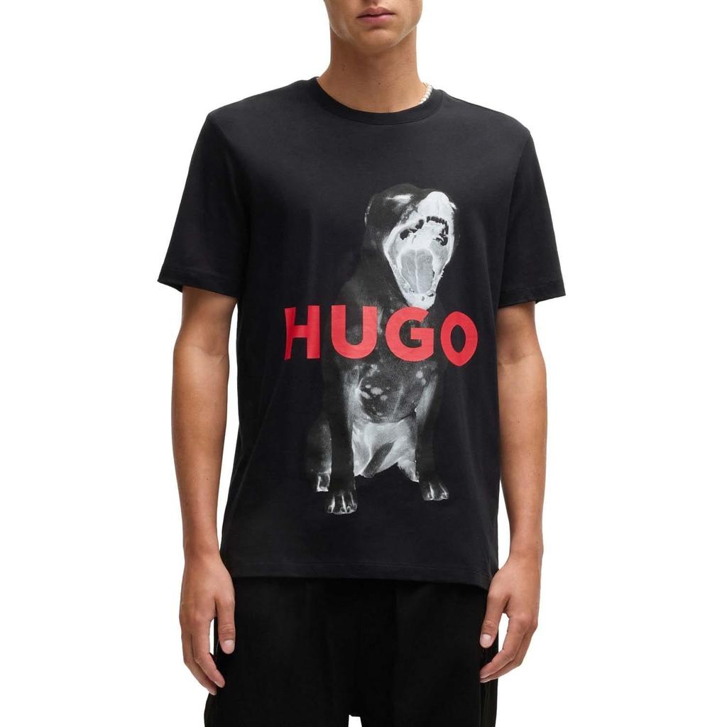 Hugo Mens Dayaking Dog T-Shirt