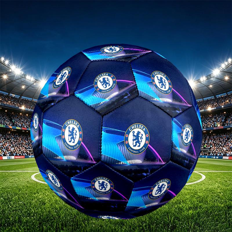 Футбольный мяч Chelsea F.C. Размер 5, из износостойкого ПУ, для матчей, тренировок и ежедневной практики, Подарок на день рождения для любителей футбола