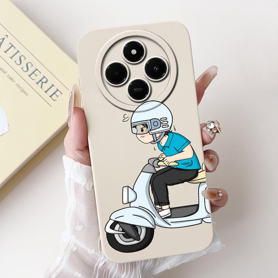 Чехол для Xiaomi Poco C75 Стильный чехол с художественной росписью Мягкий силиконовый ударопрочный чехол для телефона Для Xiaomi Poco C75 PocoC75 Чехлы Бампер
