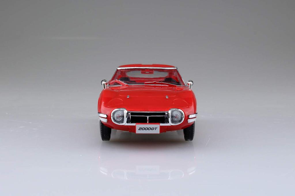 Aoshima Bunka Kyozai Серия The Snap Kit Toyota 2000GT Солнечно-красный Пластиковая модель-конструктор 05B 1/32 Предварительно окрашенная