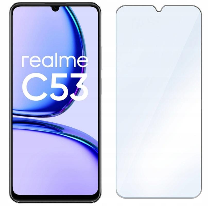 3x TEMPERED GLASS FOR REALME C53 GLASS FOR SCREEN 9H 3 pcs 3-PACK